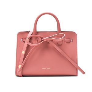 mansur gavriel mini mini sun bag blush